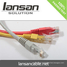 LANSAN Cables de conexión profesional cat6 utp de alta velocidad PVC / LSOH ETL / UL / ROHS / ANATEL
